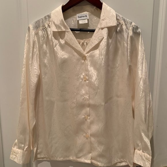 off white dressy blouses